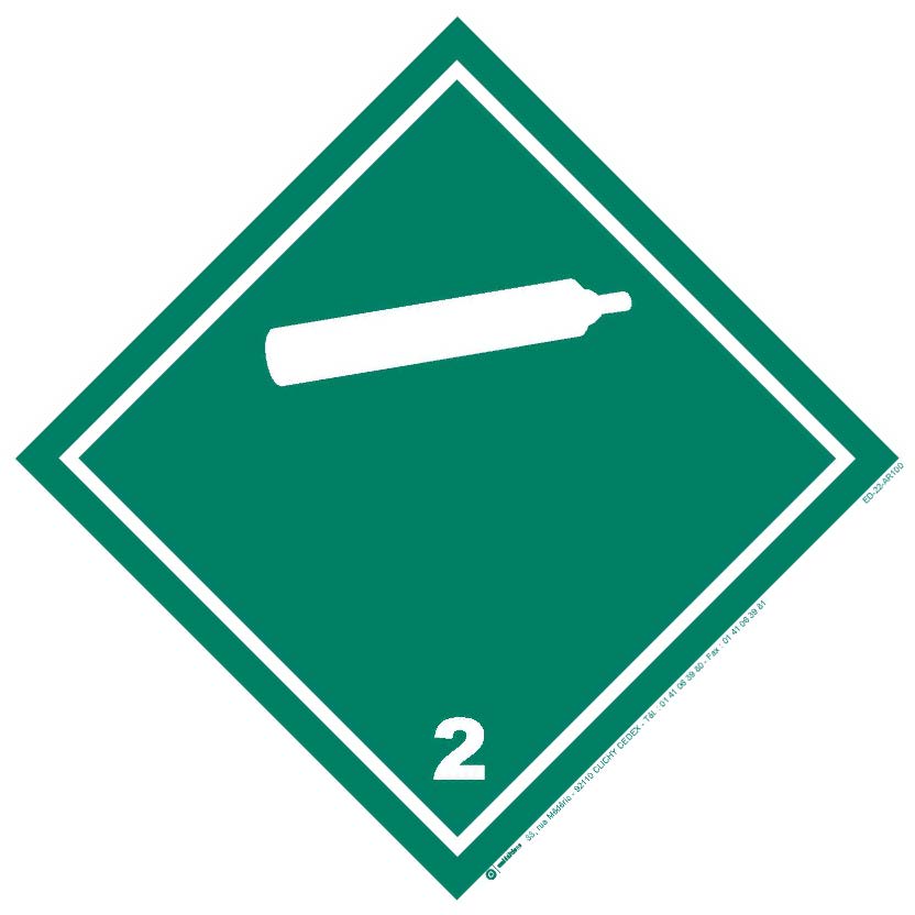 ETIQUETTE DANGER – CLASSE 2.2