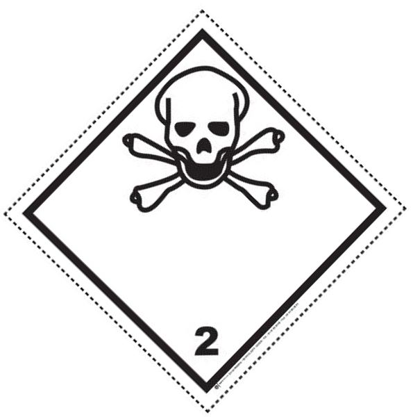 ETIQUETTE DANGER – CLASSE 2.3